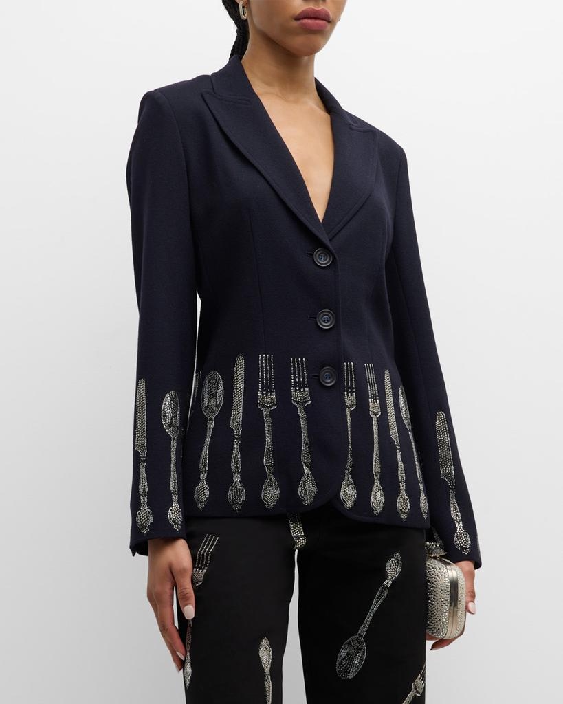 Libertine Michelin Star Riding Jacket with Crystal Details
