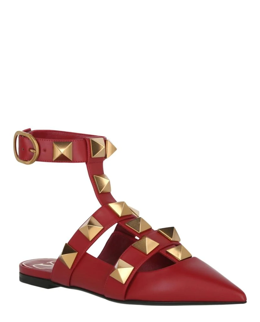 Valentino Roman Stud Ballerina Shoe 2