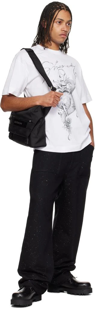 Givenchy Black G-Trek Messenger Bag 4