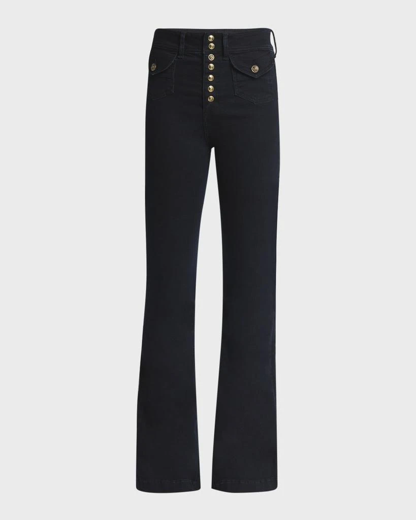 Versace Mid-Rise Bootcut Jeans 1