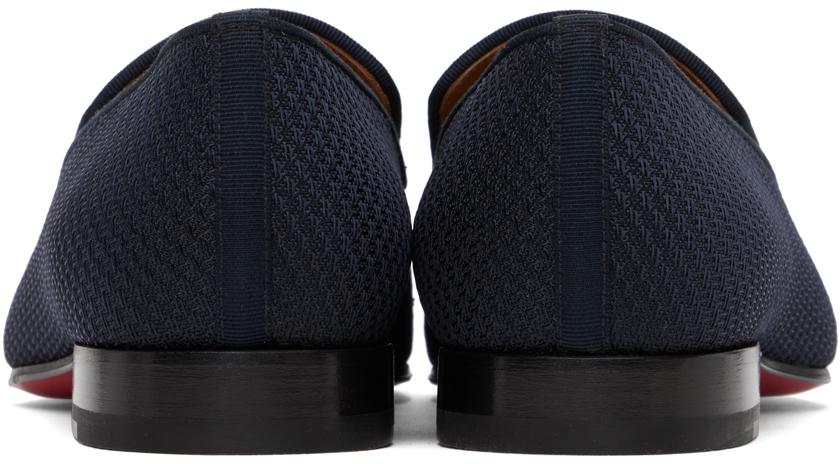 Christian Louboutin Navy Dandelion Loafers