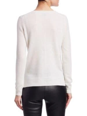 Saks Fifth Avenue COLLECTION Featherweight Cashmere V-Neck Sweater 2