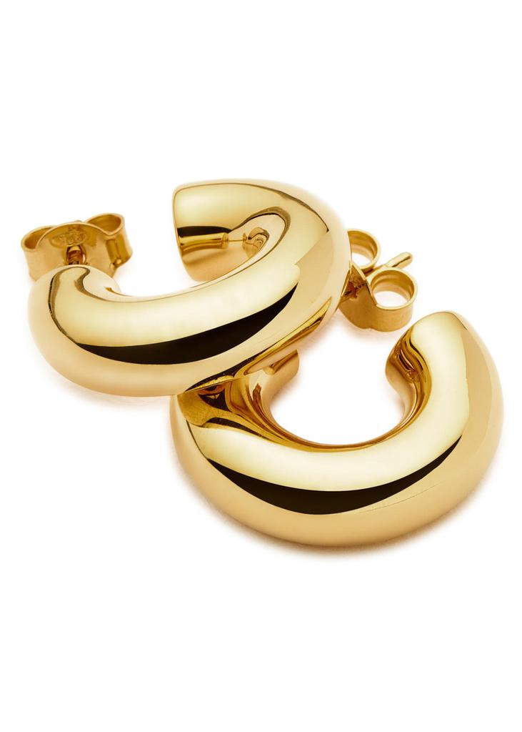 Missoma Chubby Medium 18kt gold vermeil hoop earrings