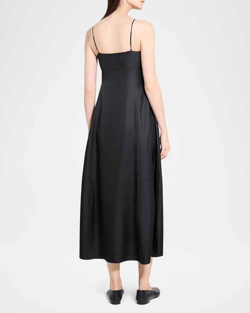 Theory Sleeveless Silk-Twill Dress 3