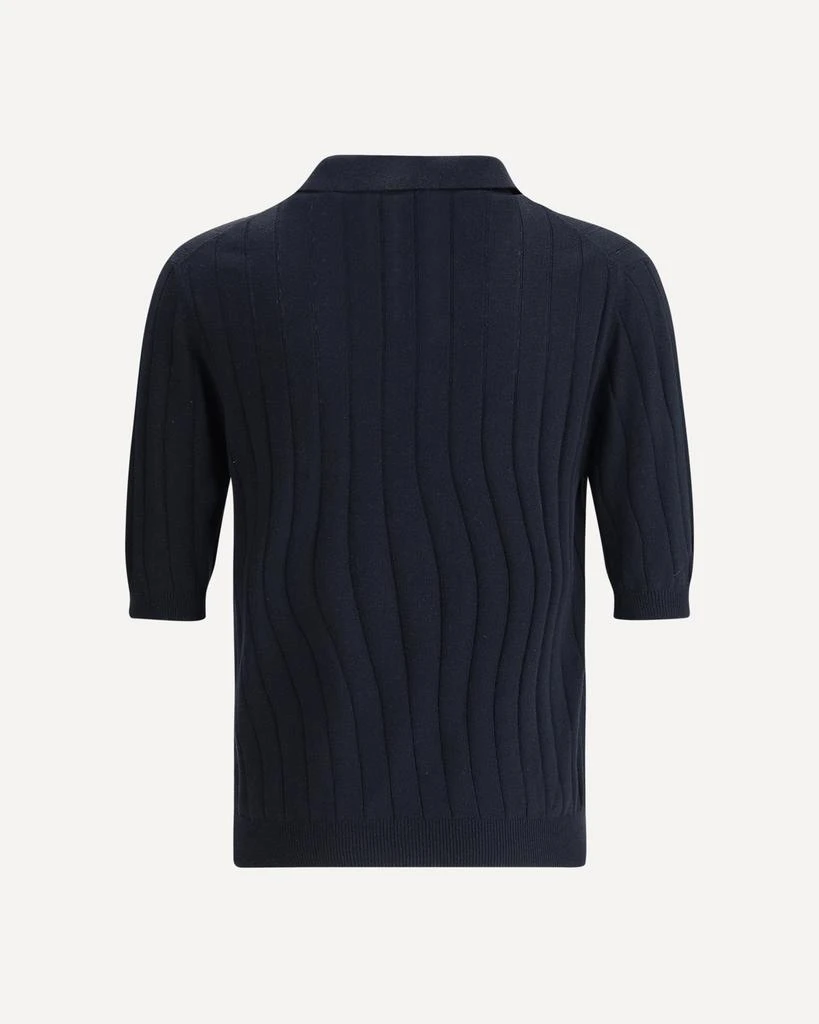 CRUCIANI Silk Polo Shirt 2