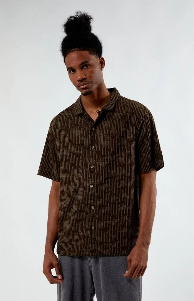 Men's Santiago Brown Camp Shirt - Size Medium Men's Santiago Brown Camp Shirt - Size Medium