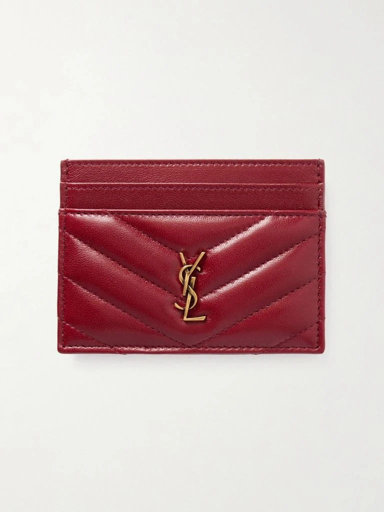 Yves Saint Laurent Cassandre Matelassé Leather Cardholder