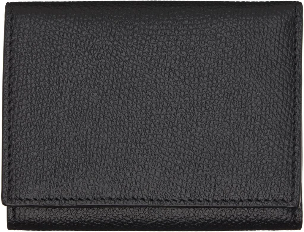 Valentino Black Trifold VLogo Signature Wallet 2