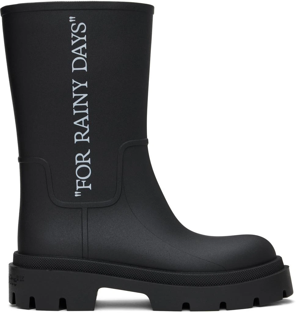 Off-White Black Reboot 'Rainy Days' Chelsea Boots 1