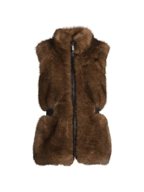 BELLE FARE Faux Fur Vest 3