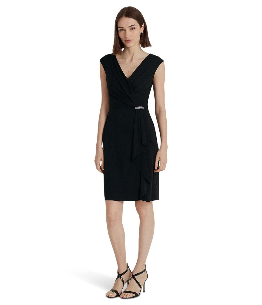 Ralph Lauren Jersey Cap Sleeve Cocktail Dress - Dresses & Skirts - Free  Shipping - BeyondStyle