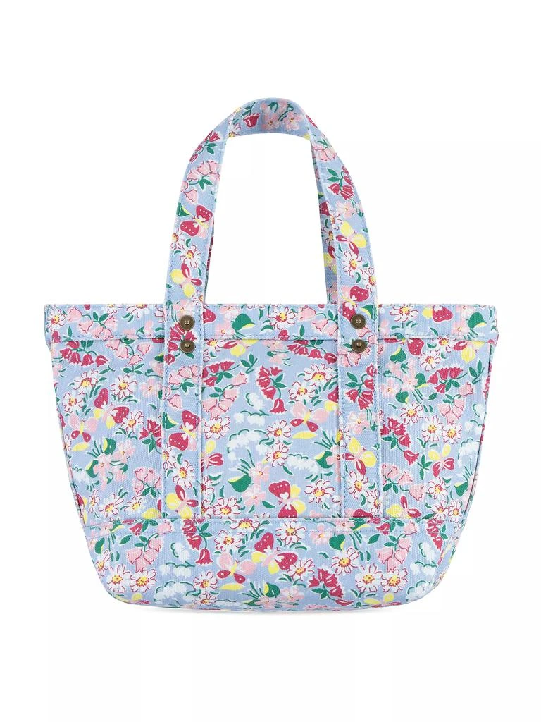Ralph Lauren Girl's Floral Canvas Mini Tote Bag 4