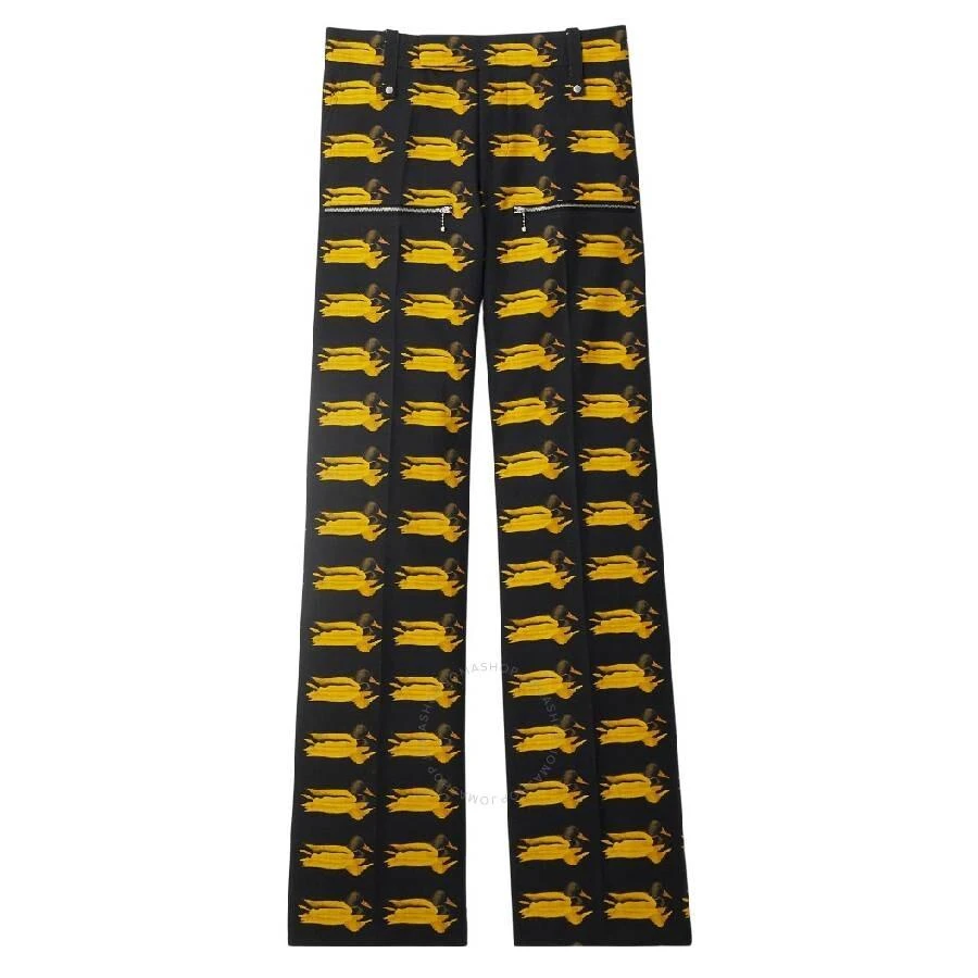 Burberry Duck-Print Wool Pants 1