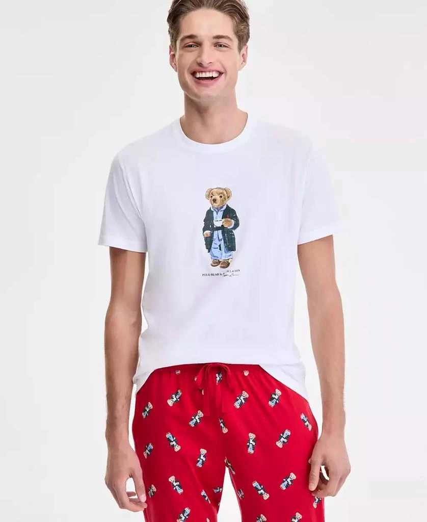 Ralph Lauren Men's Polo Bear Jogger Pajama Set, Exclusively at Macy's 2