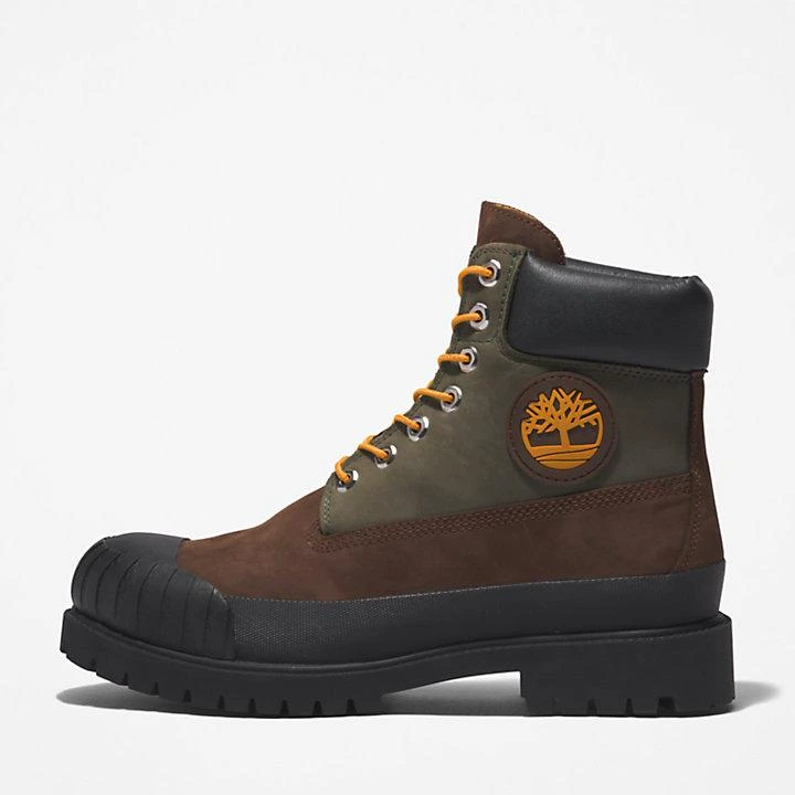 Timberland Timberland Premium® 6 Inch Rubber-Toe Boot for Men in Dark Brown 8
