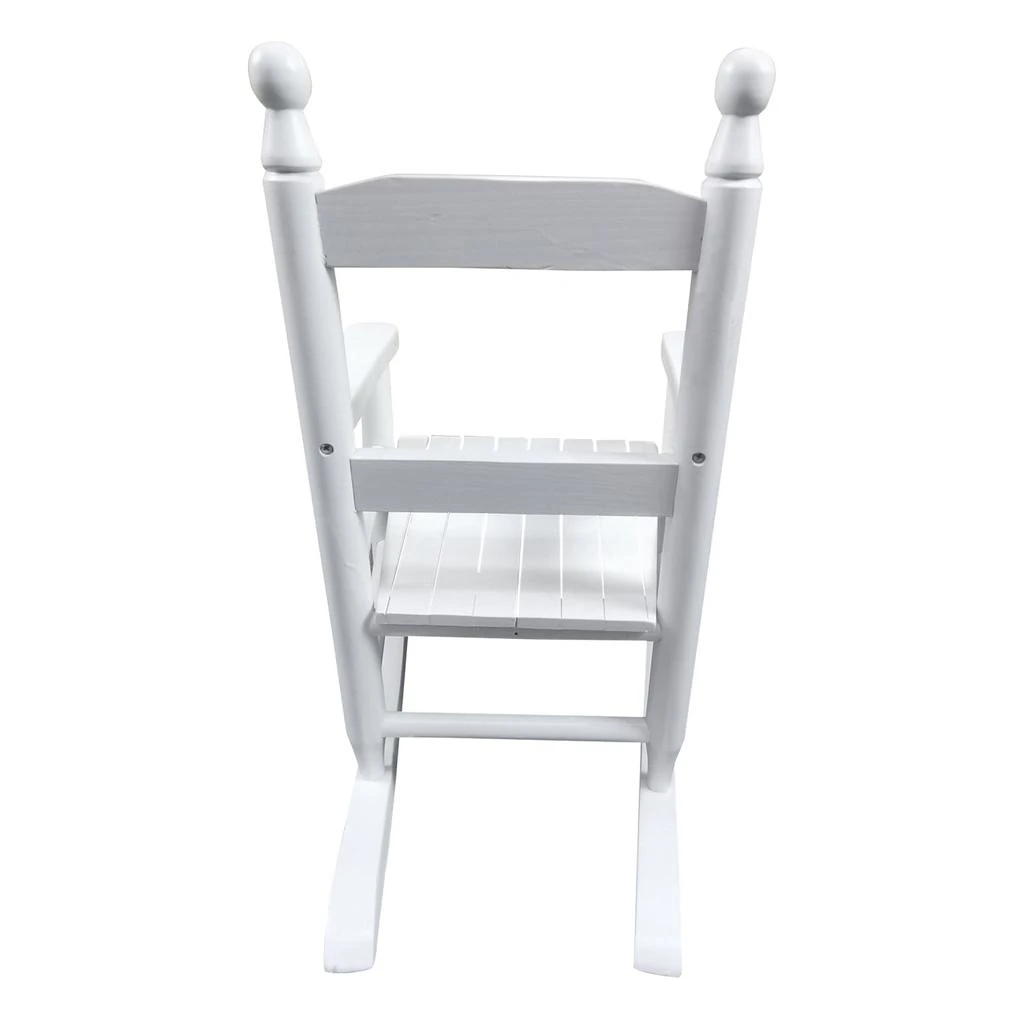 Simplie Fun Children's rocking white chair- Indoor or Outdoor -Suitable for kids-Durable 5