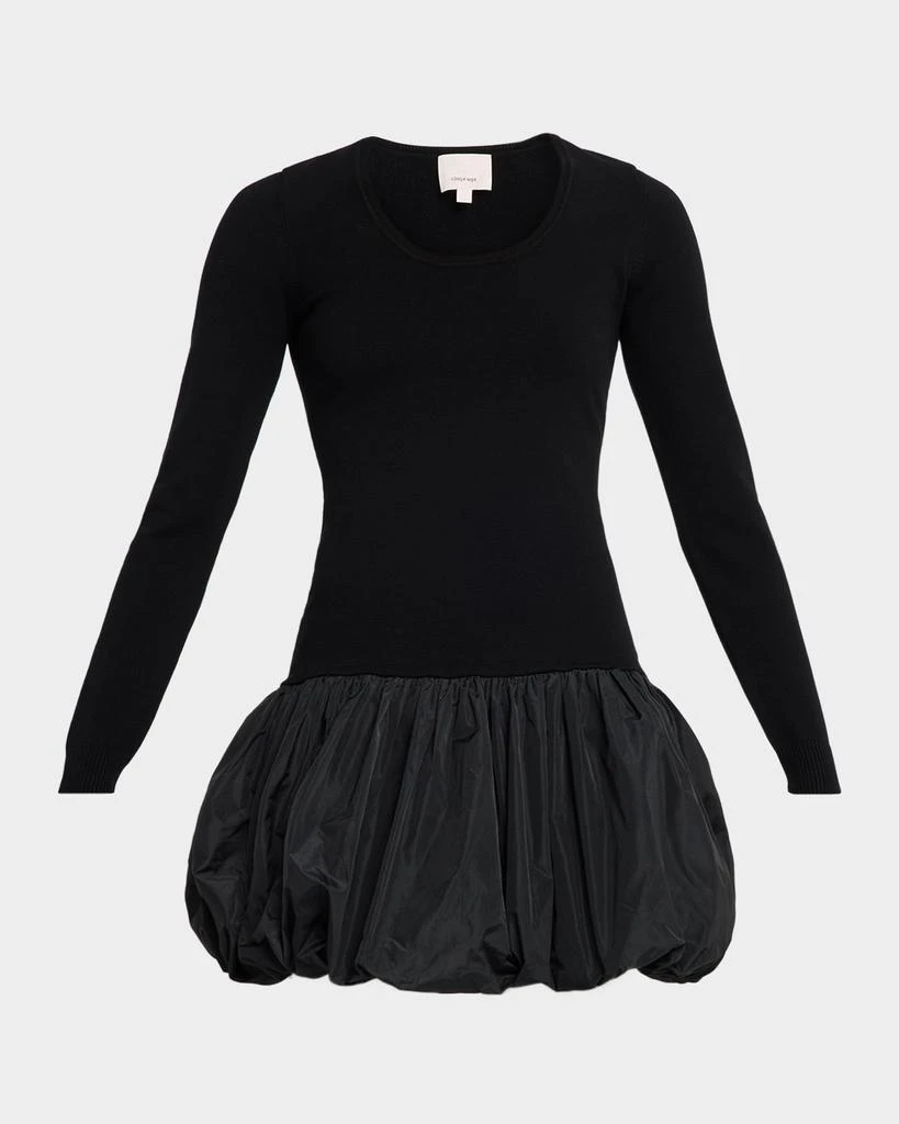 Shop Brisa Long-Sleeve Mixed-Media Bubble Dress on Sale at BeyondStyle   Get 60% Off Brisa Long-Sleeve Mixed-Media Bubble Dress with Limited-Time  Flash Deals, Exclusive Discounts, and Special Offers. Enjoy Unbeatable  Savings on