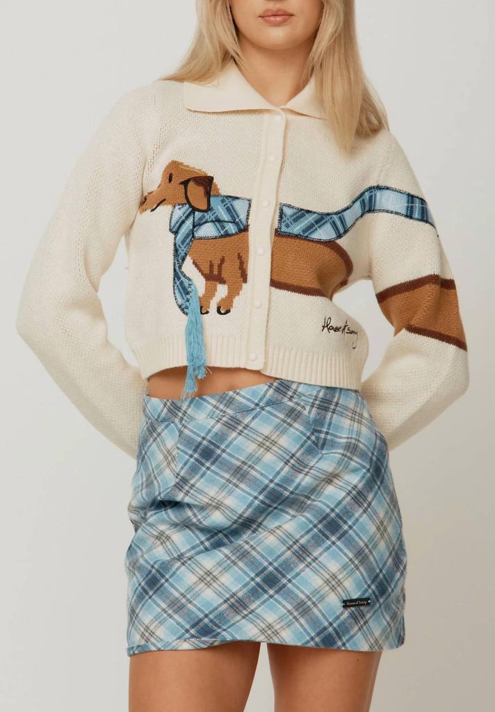 House Of Sunny House Of Sunny - Bias Cut Heritage Skirt