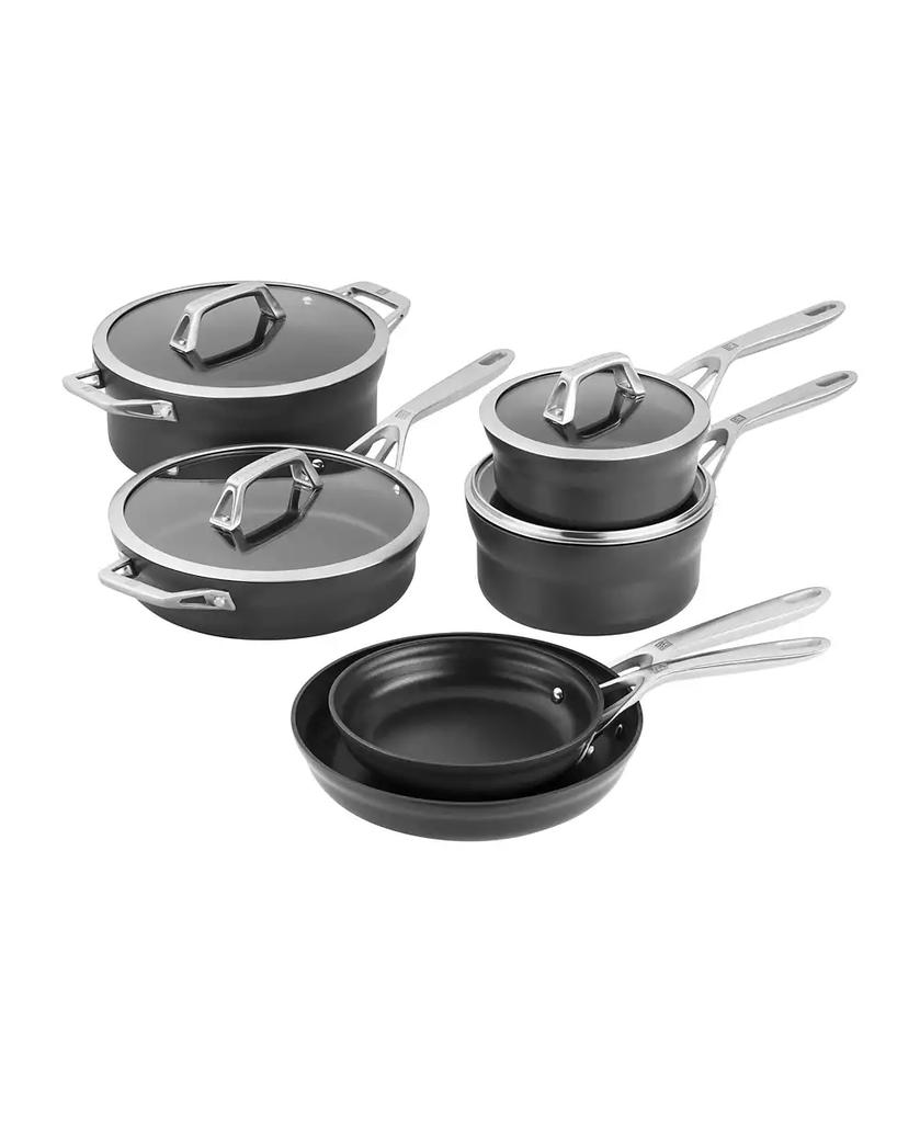 ZWILLING ZWILLING Motion 10 Pc Aluminum Hard Anodized Nonstick Cookware Set