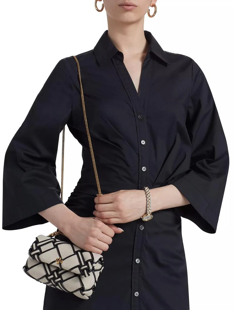 VERONICA BEARD Haydon Cotton-Blend Tailored Shirtdress 6
