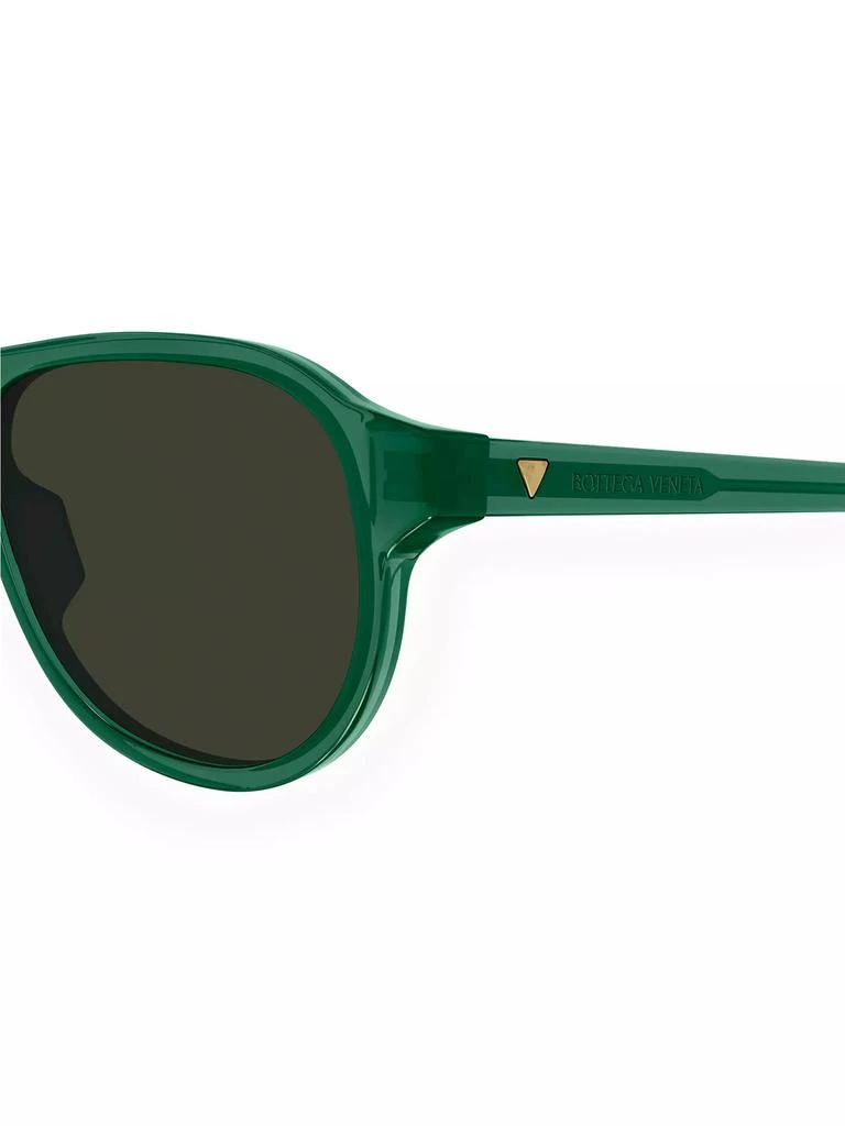 Bottega Veneta Triangle Stud BV1292S 55MM Aviator Sunglasses 3