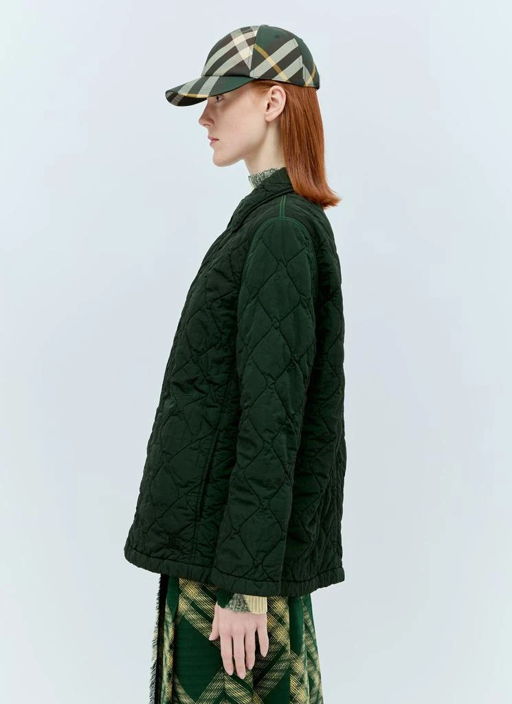 Burberry hort Quilted Car Coat 3
