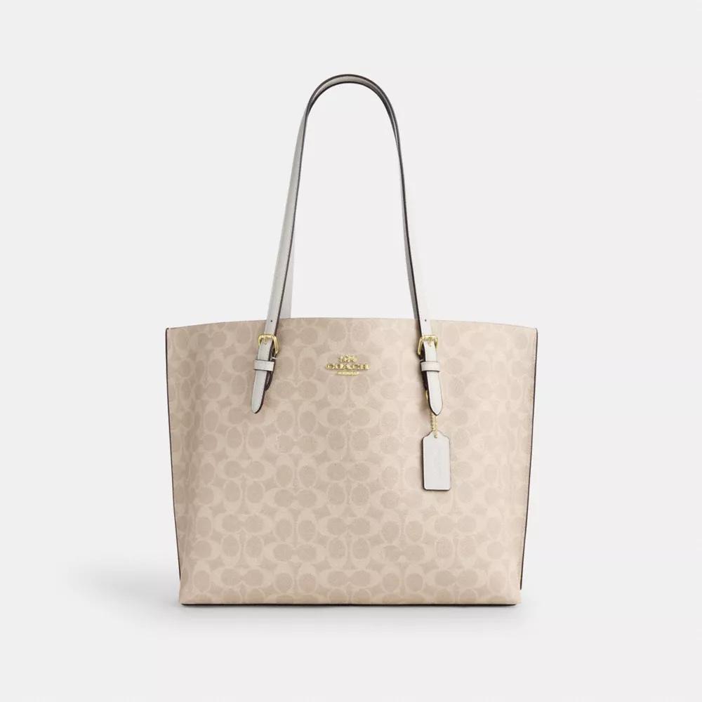 Coach Mollie Tote Bag In Signature Canvas