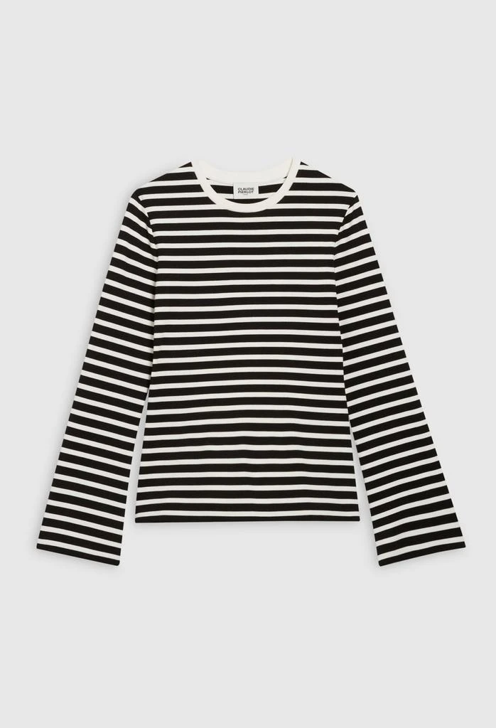 预计3周后发货 Claudie Pierlot Tee Shirt - Trocadera - Bicolore 1