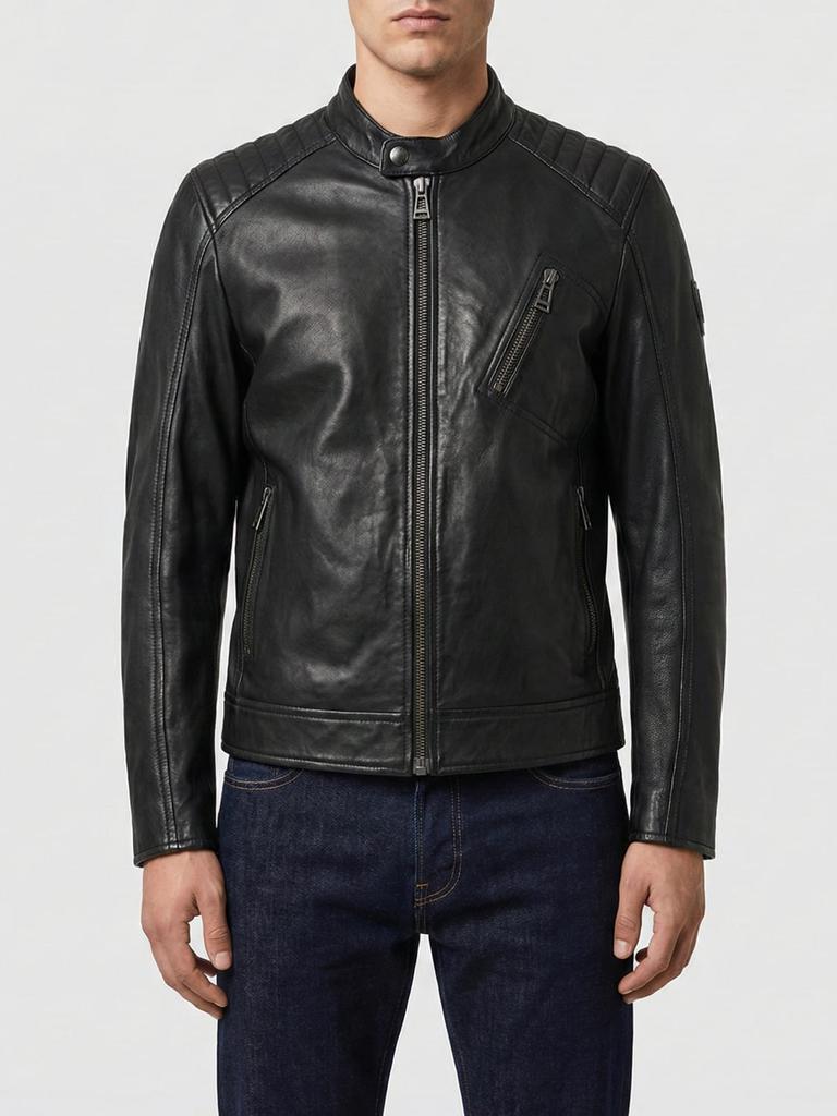 Grained Leather L-HEIN Jacket with Patchworks – On Sale Now with Grained Leather L-HEIN Jacket with Patchworks – On Sale Now with
