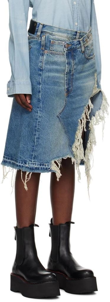 R13 Blue Norbury Denim Miniskirt 2