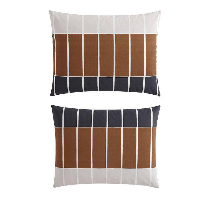 marimekko Tiiliskivi Raita Cotton Duvet Cover Set, Full/Queen