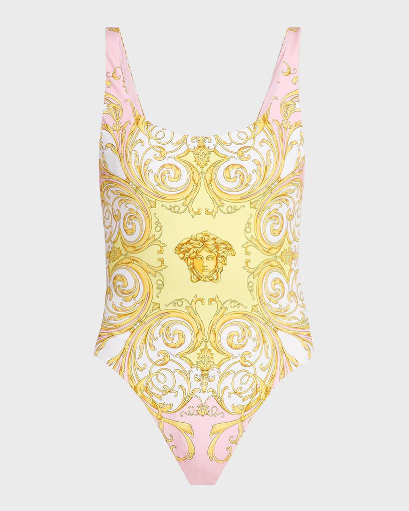 Versace Medusa Low-Back One-Piece Swimsuit