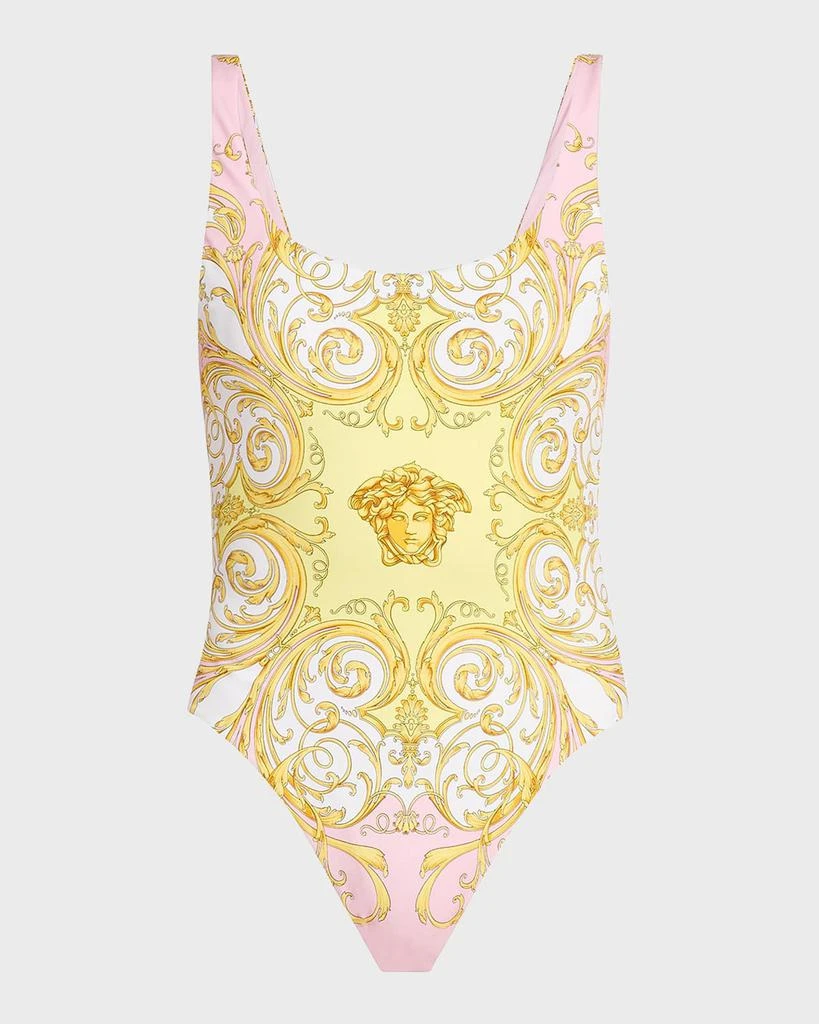 Versace Medusa Low-Back One-Piece Swimsuit 1