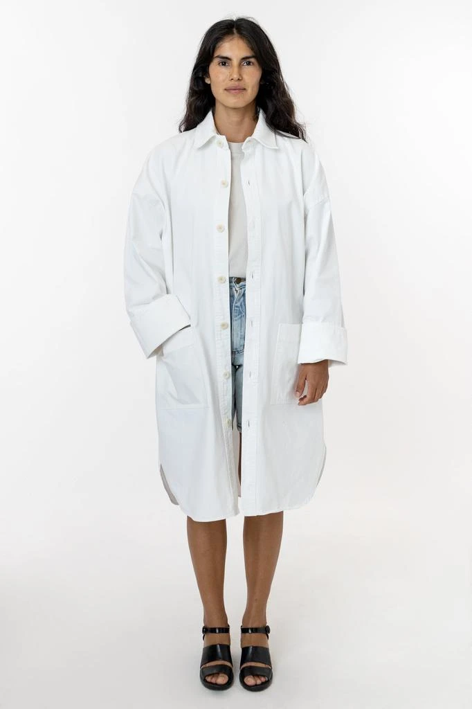 Los Angeles Apparel RCT312GD - Mid Length Lab Coat 4