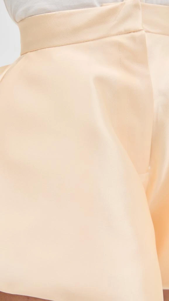 Marques Almeida Heavy Satin Volume Draped Shorts 5