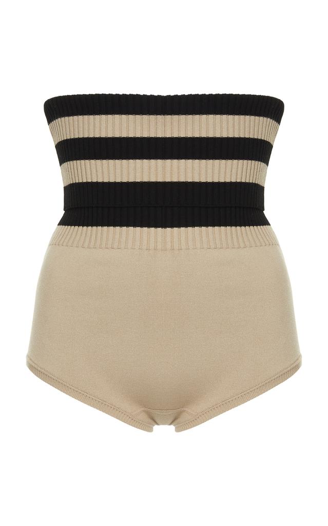 Dries Van Noten Dries Van Noten - Tinca High-Rise Knit Briefs - Neutral - XS - Moda Operandi