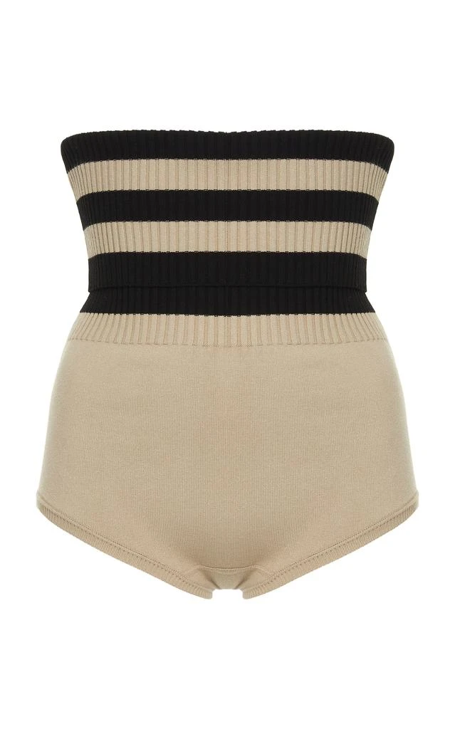 Dries Van Noten Dries Van Noten - Tinca High-Rise Knit Briefs - Neutral - XS - Moda Operandi 1