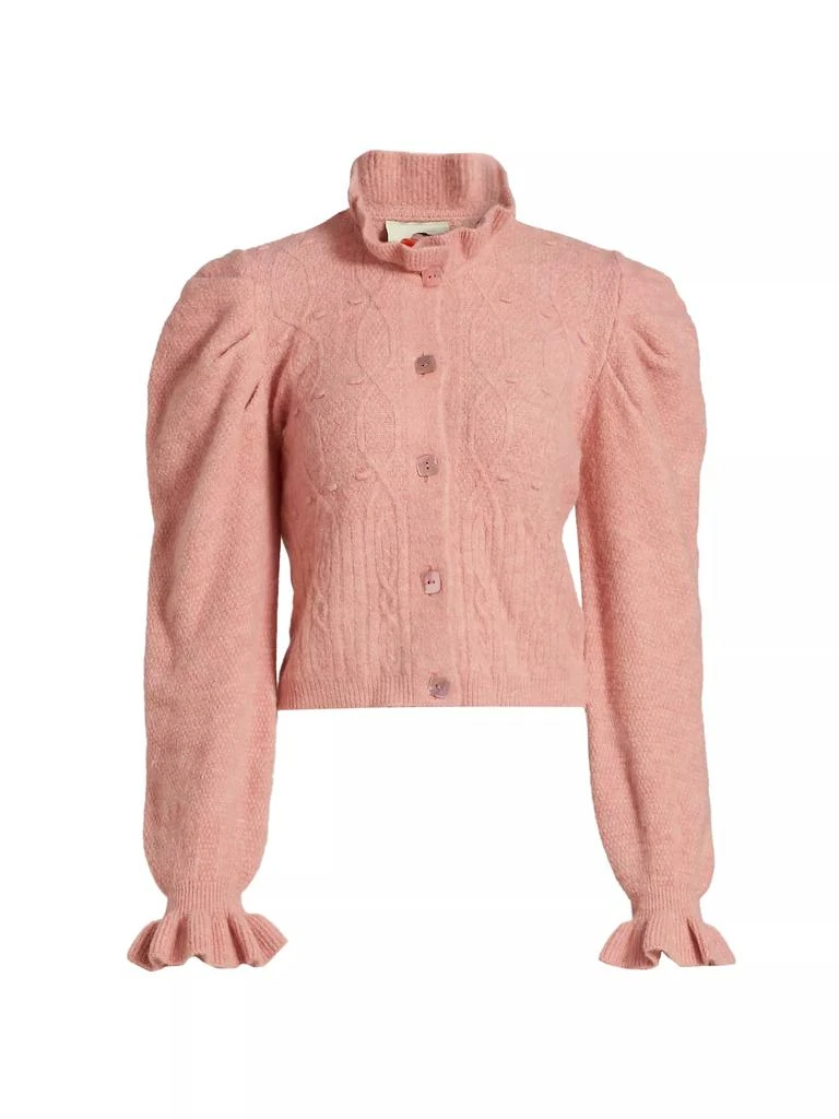Farm Rio Ruffle Knit Cardigan 1