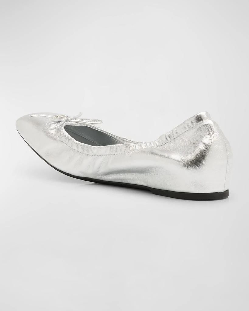 Valentino VLogo Medallion Bow Ballerina Flats 4