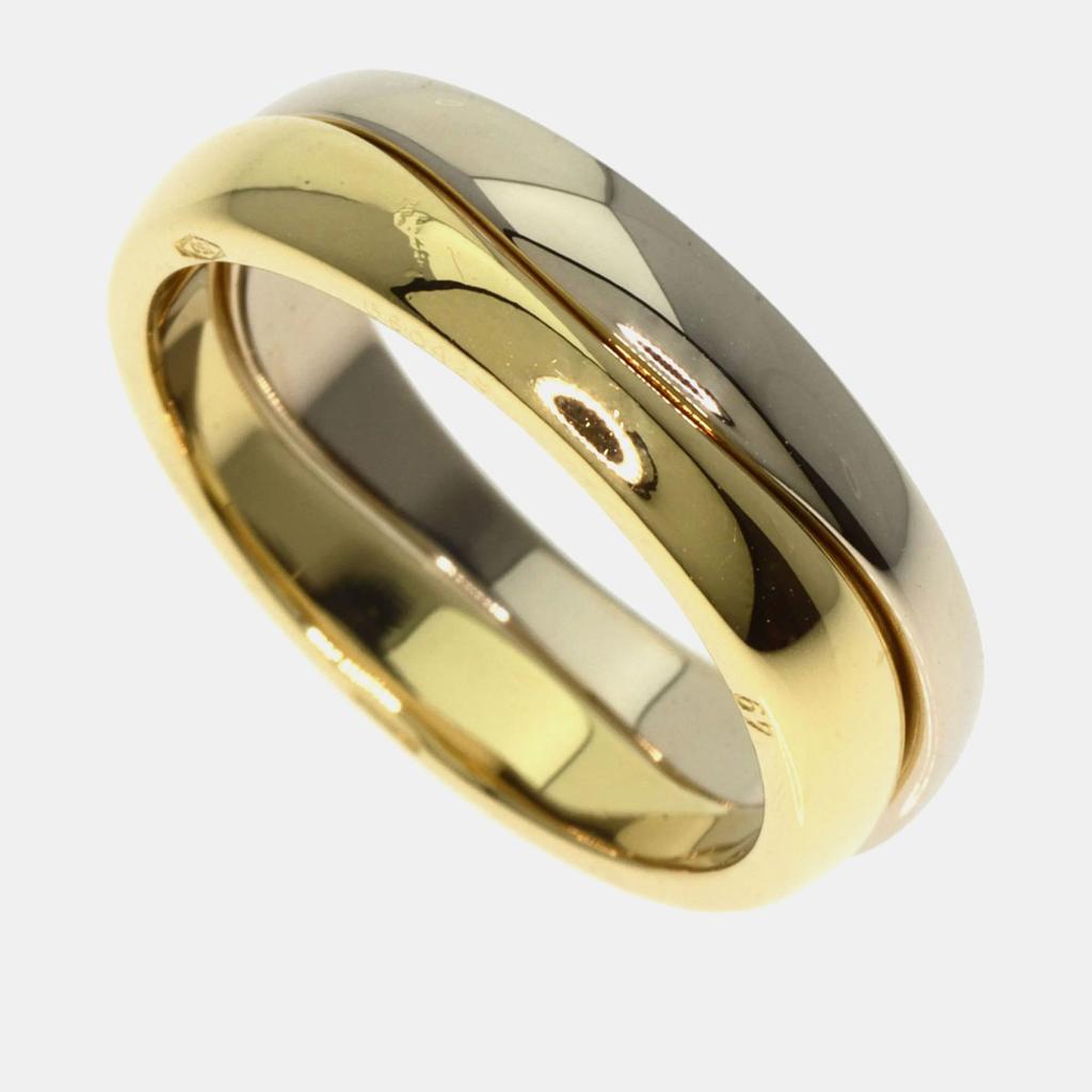 Cartier Cartier 18K Yellow Gold and White Gold Love Me Band Ring EU 49