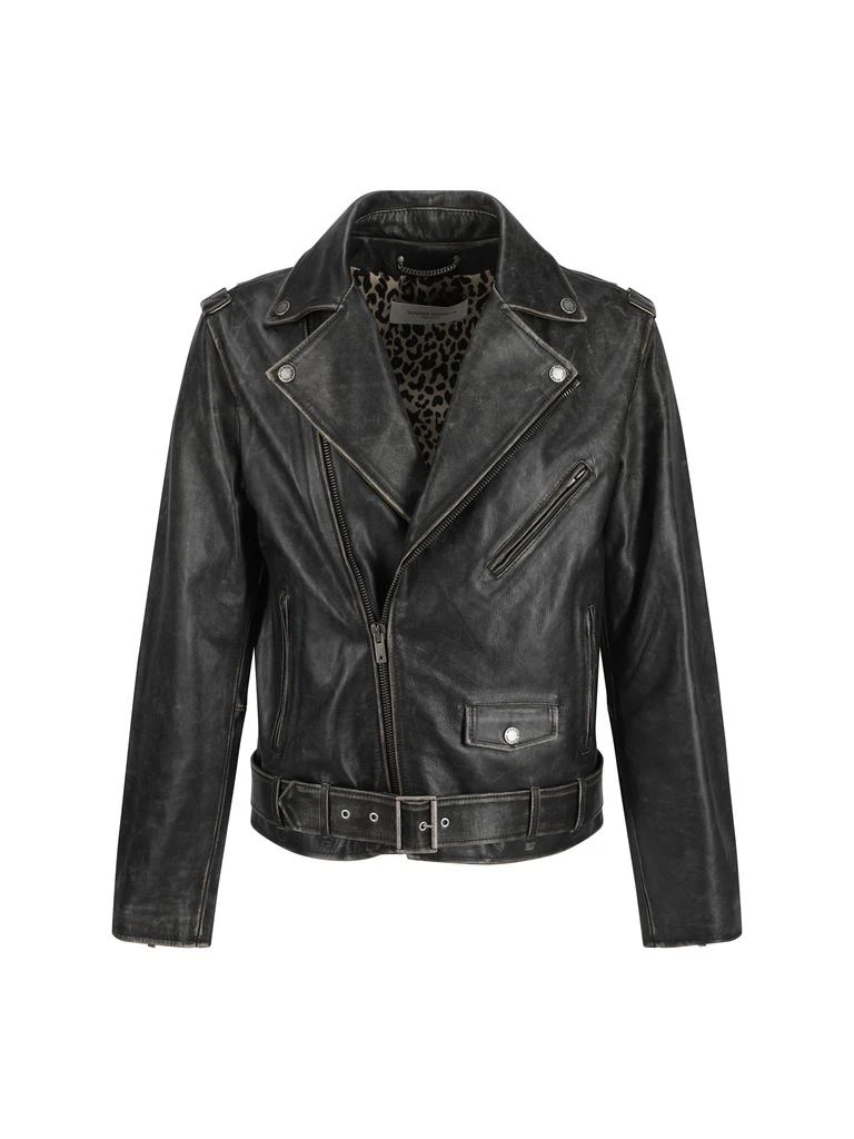 Black Double Breasted Wool Coat 3988