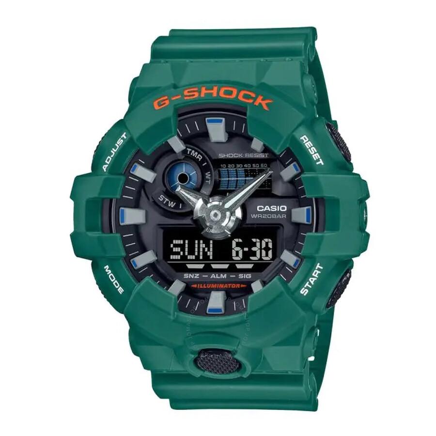 Casio G-Shock Alarm World Time Quartz Analog-Digital Black Dial Men's Watch GA-700SC-3ADR