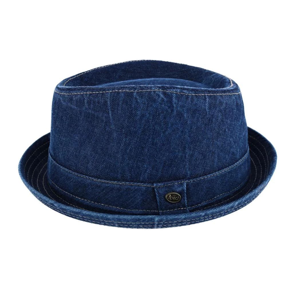 Epoch Hats Company Men's Washed Denim Cotton Fedora Hat 10