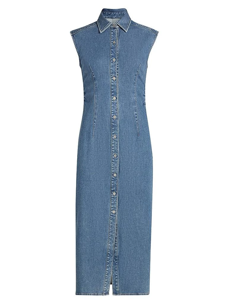 Rosalind Sleeveless Cotton & Linen Trapeze Dress  On Sale Now with Up to  77% Off | Discover Exclusive Deals & Savings at BeyondStyle  Authentic Rag  & Bone female|women|dress|dresses|clothing with Limited-Time