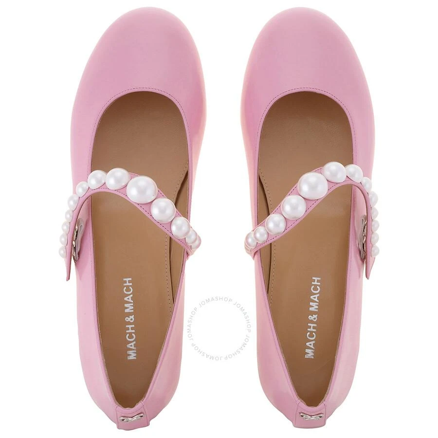 Mach & Mach Sirene Faux-Pearl Embellished Ballerina Flats 3