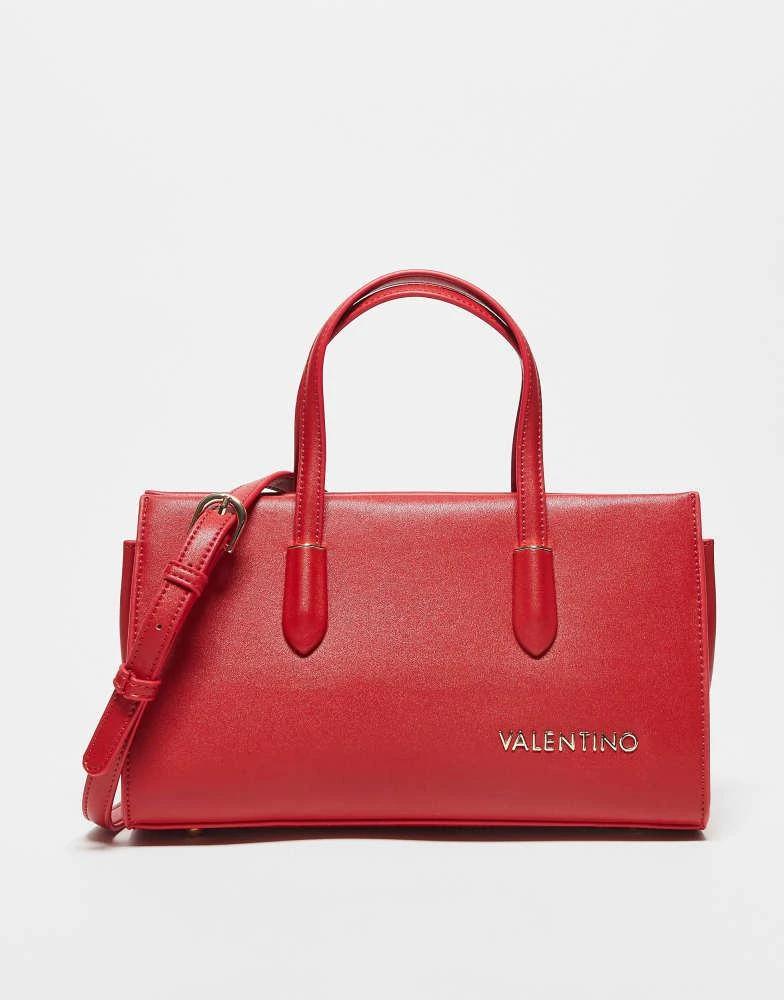 Mario Valentino Valentino jasmin top handle bag with detachable crossbody strap in red 1