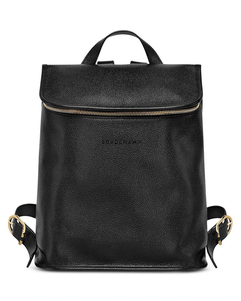 Longchamp Le Foulonné Top Zip Leather Backpack 1