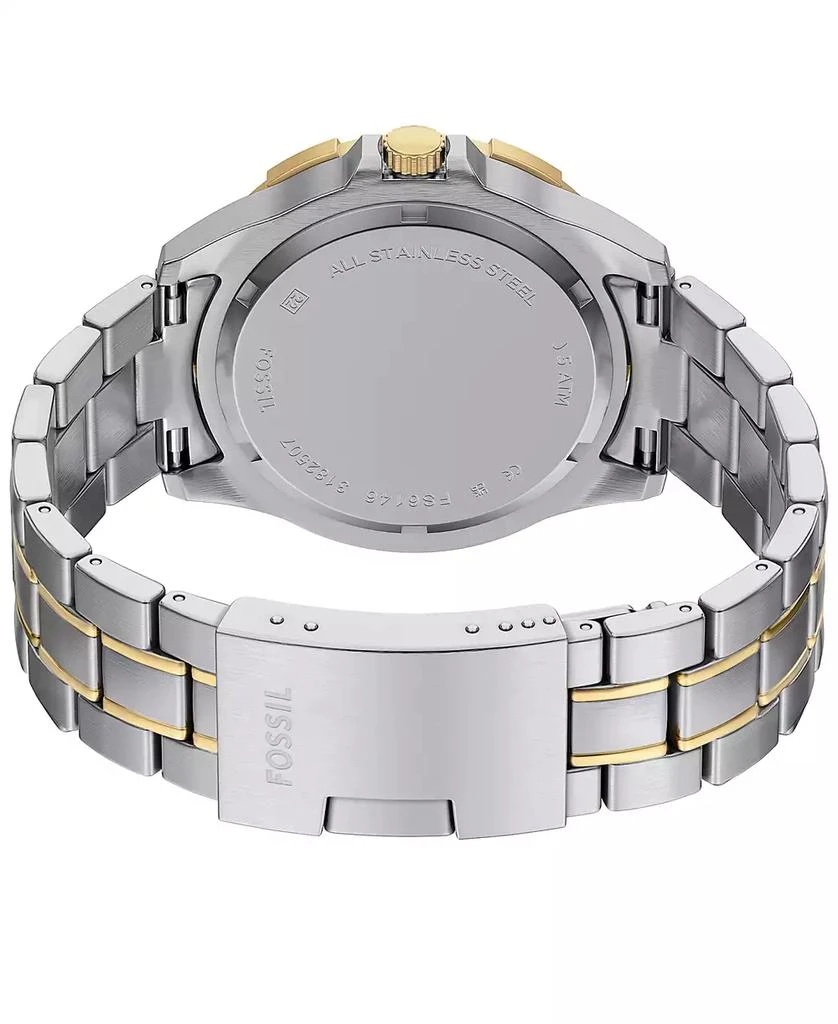 Fossil Men's Garrett Multifunction Two-Tone Stainless Steel Watch, 44mm 7