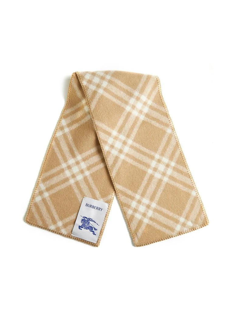 Burberry Burberry Checkered Logo Patch Scarf