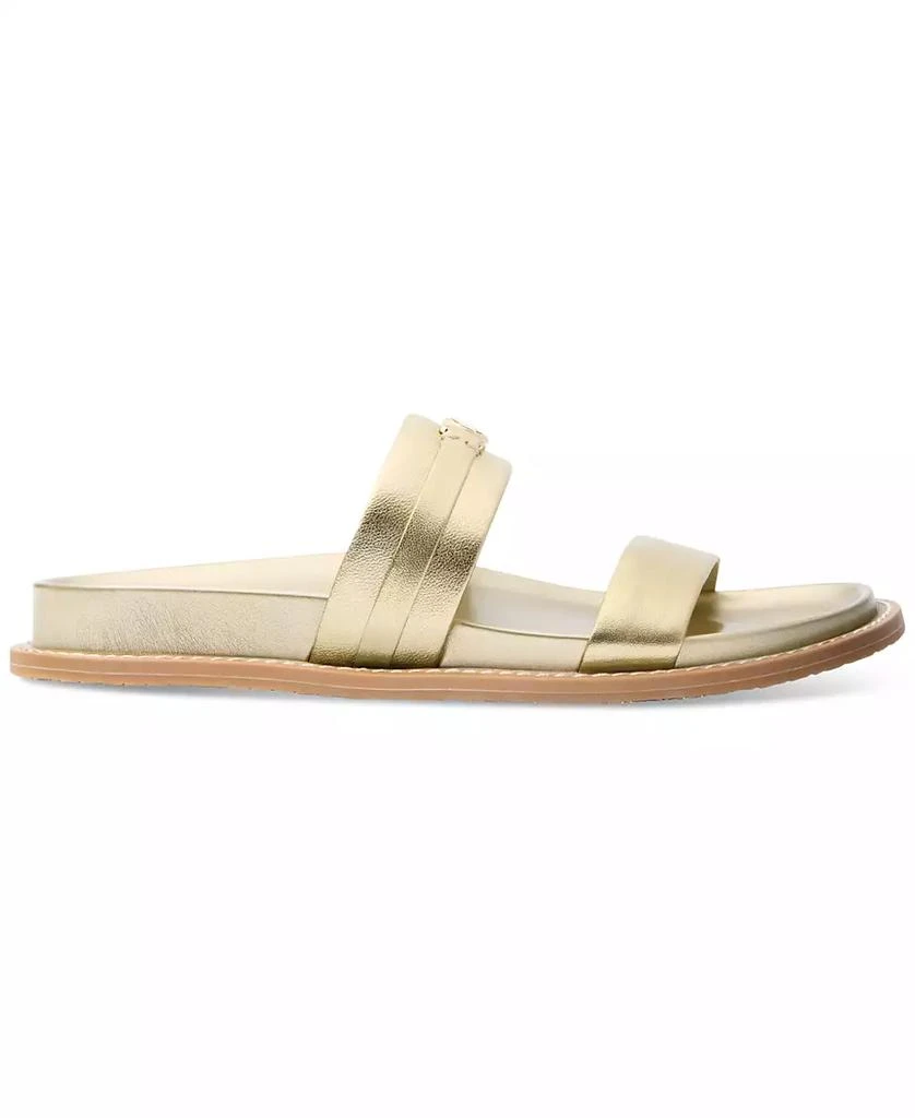 Michael Kors Women's Mandy Flat Leather Slides 2